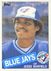 1985 Topps Baseball Cards      024      Jesse Barfield